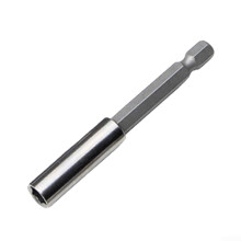 1/4 Inch Hex Shank Screwdriver Bit Holder Extension Rod Magnetic Quick Change Socket For Power Drill 45# Steel 60/75/100