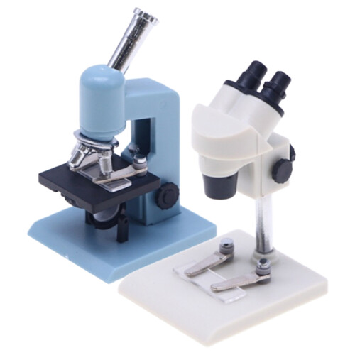 10 Unidades Microscópios Miniatura Para De Bonecas 1