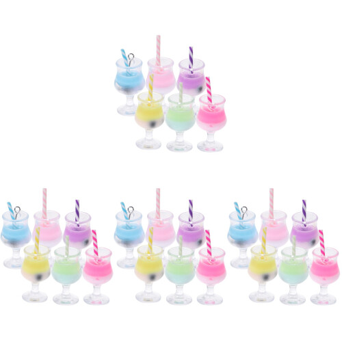 24 Pcs Pingentes De De Com E Decoração Miniatura 1