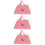 3Pcs Bolsa Miniatura De Mão Para Brinquedo Bebê 8