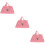 3Pcs Bolsa Miniatura De Mão Para Brinquedo Bebê 9