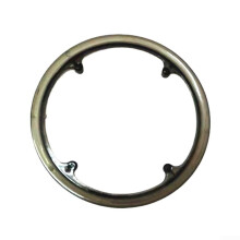 Chain Guard 42T Crankset Protective Cover, 4Hole Sprocket Guard, Brown Resin, Transparent Design, Compatible Chainring