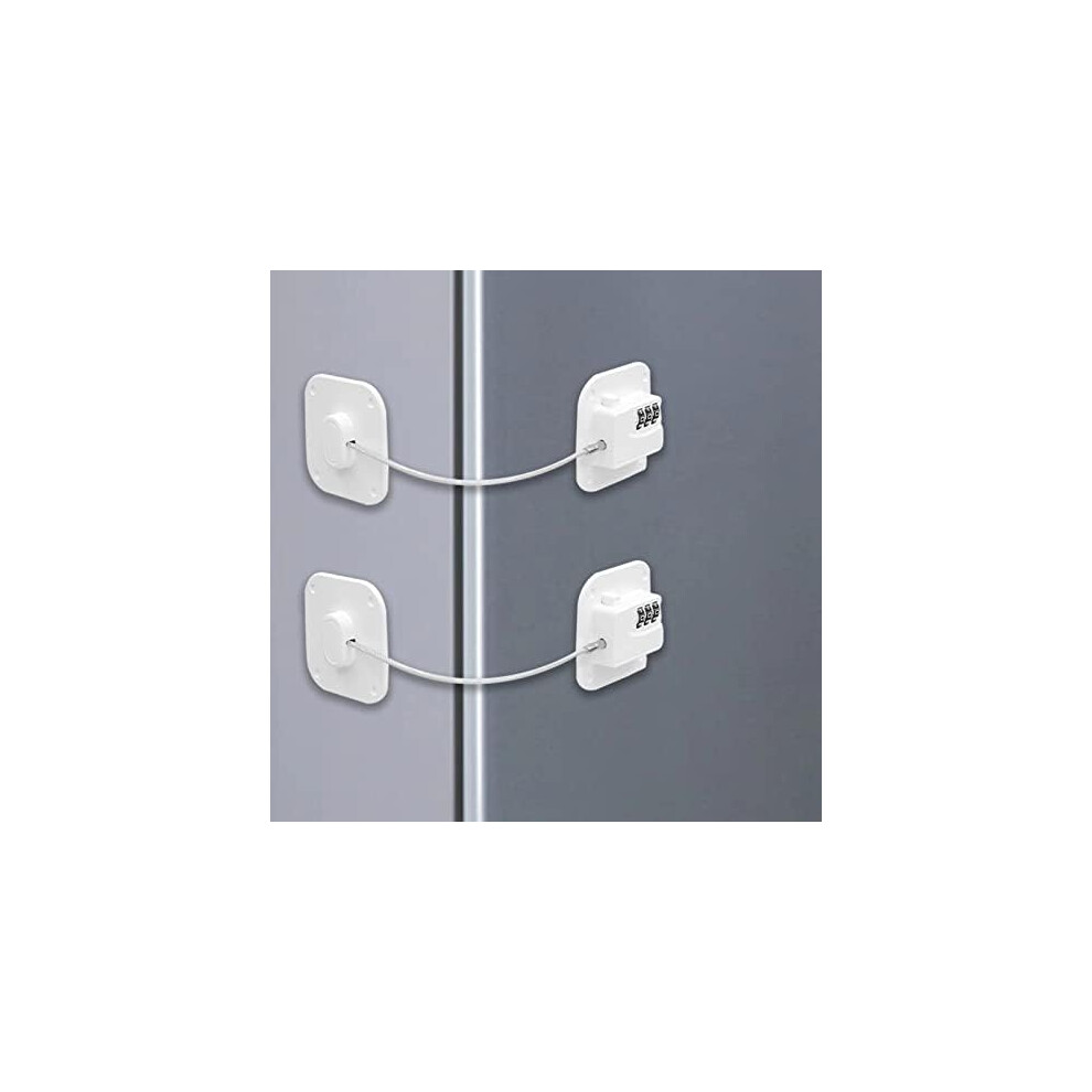Password Cabinet Locks For Home And School, Heavy-Duty Combination Fridge Lock Ensuring Child Safety In Multi-Purpose Settings, Non-Toxic Materials An 9198585939820