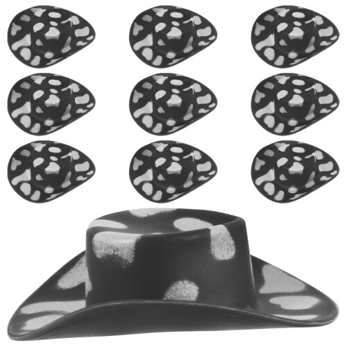 10 Unidades Mini Chapéu Ocidental Caubói Brinquedo
