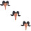 3Pcs Miniatura De Bonecas Com Crânio Animal Assustador 11