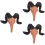 3Pcs Miniatura De Bonecas Com Crânio Animal Assustador 8