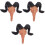 3Pcs Miniatura De Bonecas Com Crânio Animal Assustador 5
