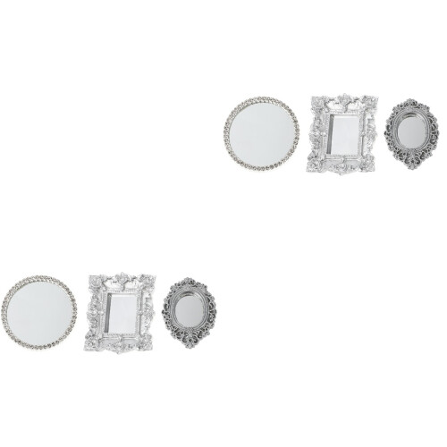 6 Unidades Mini Clássico Para Casa Decoração Micro 2