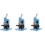 3Pcs Miniatura Casa Microscópio DIY Decorativo 4