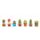 Tiny Cactus Miniature Pot for Succulents, 7 Pieces, Great Decorations Ref: 2978 1
