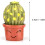Tiny Cactus Miniature Pot for Succulents, 7 Pieces, Great Decorations Ref: 2978 5