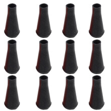 Soft Silicone Arrow Tip Covers For 8Mm Shafts 12Pcs Black Practice And Small Game Shooting Target Points Protector Cap
