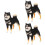 3Pcs Simulação De Cachorro Plástico Para Crianças 8