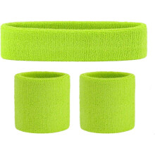 Conjunto de muñequeras para entusiastas del deporte, materiales absorbentes de sudor de alto nivel que garantizan comodidad y rendimiento, tejido