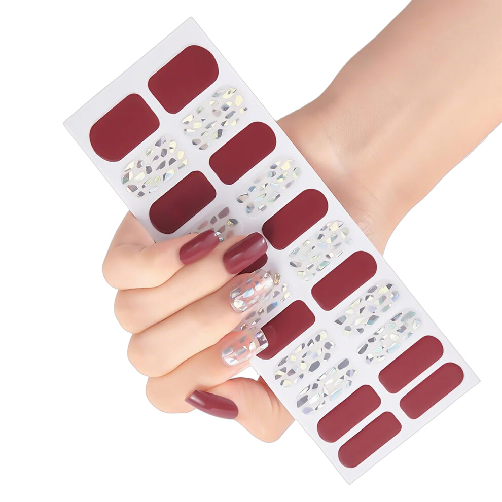Semi Cured Gels Nails Stickers UVs/LED Lamp Required Gels-SS23