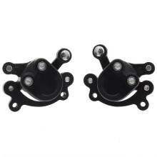 Front with Rear Disc Brake Caliper Set For 2 Stroke 49cc Mini Moto Dirt Bike ATV Quad Go Kart Gas Scooter