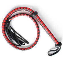Multipurpose Red Tassel Fashionable Whip Used for Riding Black Web Party Gift F28 Ref: 4593