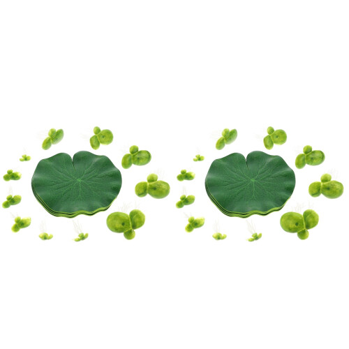 2 Eichhornia Artificial Plástico Para 1