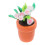 2 Unidades Bonsai Rosa Para Casa Bonecas, Artificial 1
