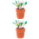 2 Unidades Bonsai Rosa Para Casa Bonecas, Artificial 7