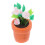 2 Unidades Bonsai Rosa Para Casa Bonecas, Artificial 3