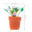 2 Unidades Bonsai Rosa Para Casa Bonecas, Artificial 10