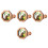 4Pcs Kit De Kaleidoscópio Diy, Conjunto Educativo 4