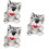 3 Stuks Interactieve Pluchen Tijgerhandpop 9