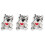 3 Stuks Interactieve Pluchen Tijgerhandpop 6