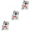 3 Stuks Interactieve Pluchen Tijgerhandpop 7