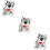 3 Stuks Interactieve Pluchen Tijgerhandpop 11