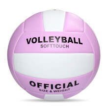 Waterproofs Indoor Outdoor Volleyballs Official Size 5 Training Ball For Beginner Teenager Training Sky Purple