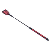 Red and Black Riding Whip in Chinese Style, Total Length Approx. 48 cm DERB60 Ref: 9262