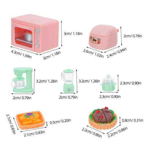 Conjunto De Acessórios De Cozinha Miniatura Para De Bonecas 2