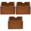 3Pcs Armazenamento Cesta Miniatura Decoração 5