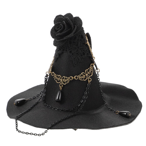 2 Unidades Chapéu De E Mago Para E Cosplay Preto