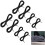 For durable, elastic ropes for lounge chairs, 8piece replacement strap set 4