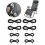 For durable, elastic ropes for lounge chairs, 8piece replacement strap set 5