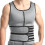 Γιλέκο Body Shaper για άνδρες, ζώνη μέσης Shapewear με διπλά ρυθμιζόμενα αυτοκόλλητα 1