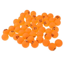 50 Ping Pong Balls Number 150 Gambling Lottery Ping Pong Balls Ref: 5806