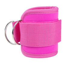 Correas acolchadas para tobillos para bandas de resistencia, puño ajustable cómodo con agarre seguro, correas de elevación de tobillo para patada