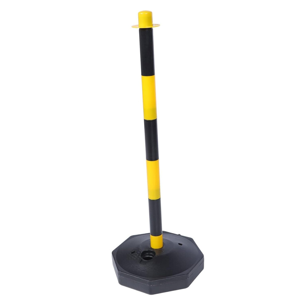 Isolation Pile 1 Piece Warning Post Contour Marking With Base, Yellow Barrier Construction Cone, Traffic Contour Marking Ref: 3483 9119770095480