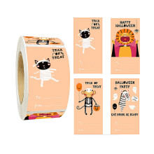 Opvallend ontwerp, gemakkelijk te verwijderen en op te plakken zelfklevende stickers, ideaal voor Halloween-feestartikelen en -decoraties (300 stuks)