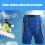 Gepolsterte Shorts für Kinder, Hüftschutz, 6