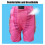 Gepolsterte Shorts für Kinder, Hüftschutz, 5