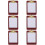 6St Mini Papieren Klembord Decor Doll School Accessoires 7