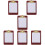 6St Mini Papieren Klembord Decor Doll School Accessoires 11