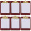 6St Mini Papieren Klembord Decor Doll School Accessoires 2