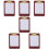 6St Mini Papieren Klembord Decor Doll School Accessoires 10