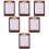 6St Mini Papieren Klembord Decor Doll School Accessoires 8
